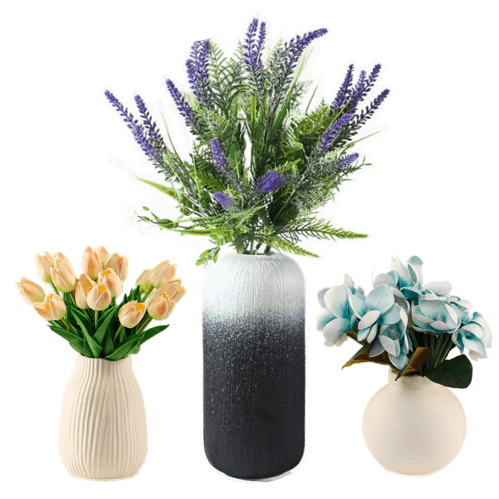 Artificial Flower & Vase